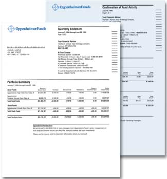 Oppenheimer portfolio forms